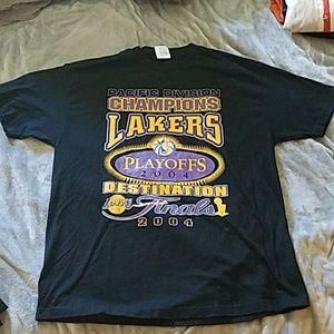 Rare Los Angeles lakers 2004 finals shirt